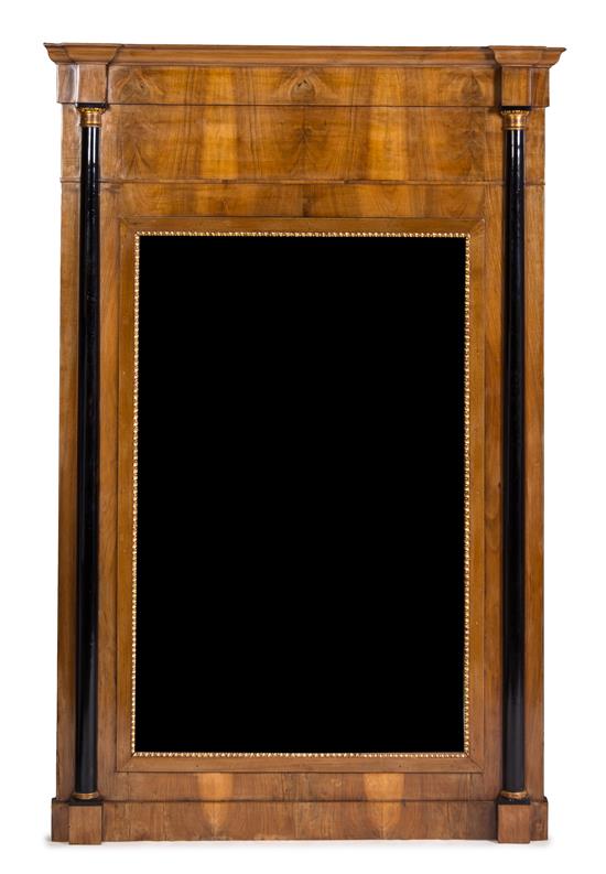 Appraisal: Sale Lot A Biedermeier Gilt Metal Mounted Walnut and Ebony