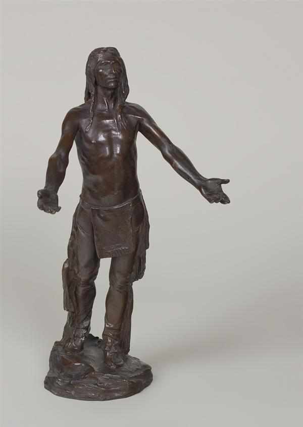 Appraisal: CHARLES H HUMPHRISS American - ''Appeal to Great Spirit'' bronze