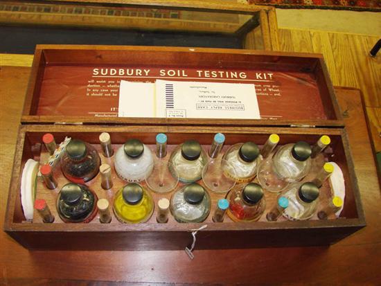 Appraisal: SOIL TEST KIT A Sudbury Soil Test Kit in original