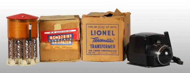 Appraisal: Lot of Lionel Accessories Description American Post-war Includes one -watt