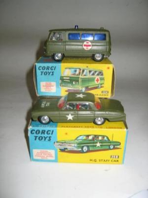 Appraisal: Military Ambulance HQ Staff Car boxed G