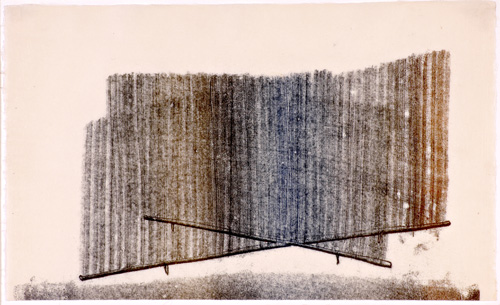 Appraisal: Harry Bertoia American - Untitled Ink on rice paper framed