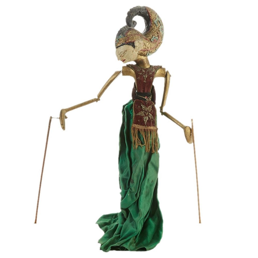 Appraisal: Indonesian Javanese Golek Puppet One Indonesian Javanese Golek puppet of