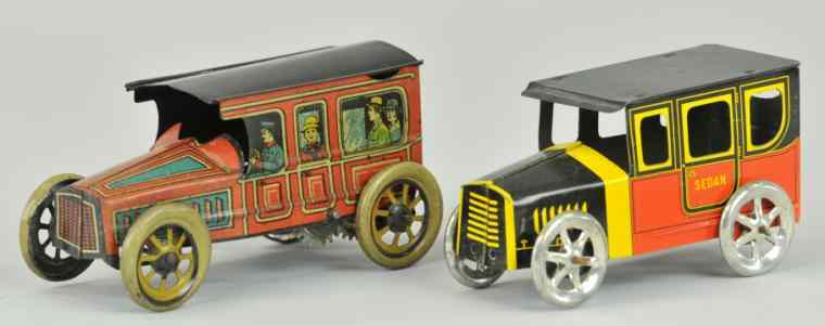 Appraisal: LOT OF TWO SMALL VEHICLES Includes floor toy done in