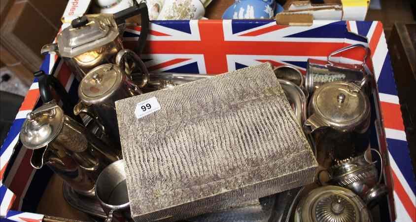 Appraisal: Silver Plate Selection and Coins etc