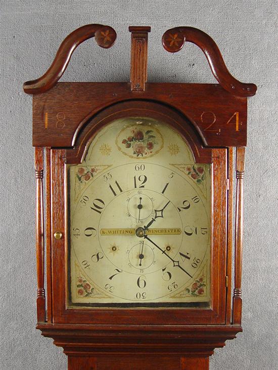 Appraisal: Inlaid Southern Tall Case Clock Probably North Carolina or Virginia