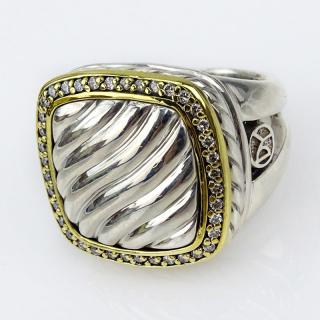 Appraisal: David Yurman Albion Diamond Sterling Silver and Karat Yellow Gold