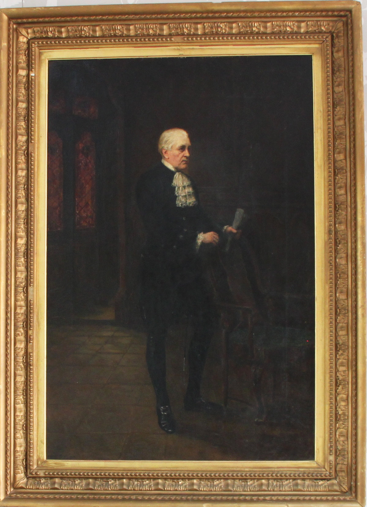 Appraisal: th Century English School Portrait of an Edwardian Gentleman High