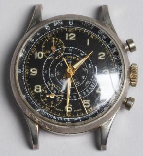 Appraisal: s Cimier Sport Telemeter Chronograph Watch The black face marked