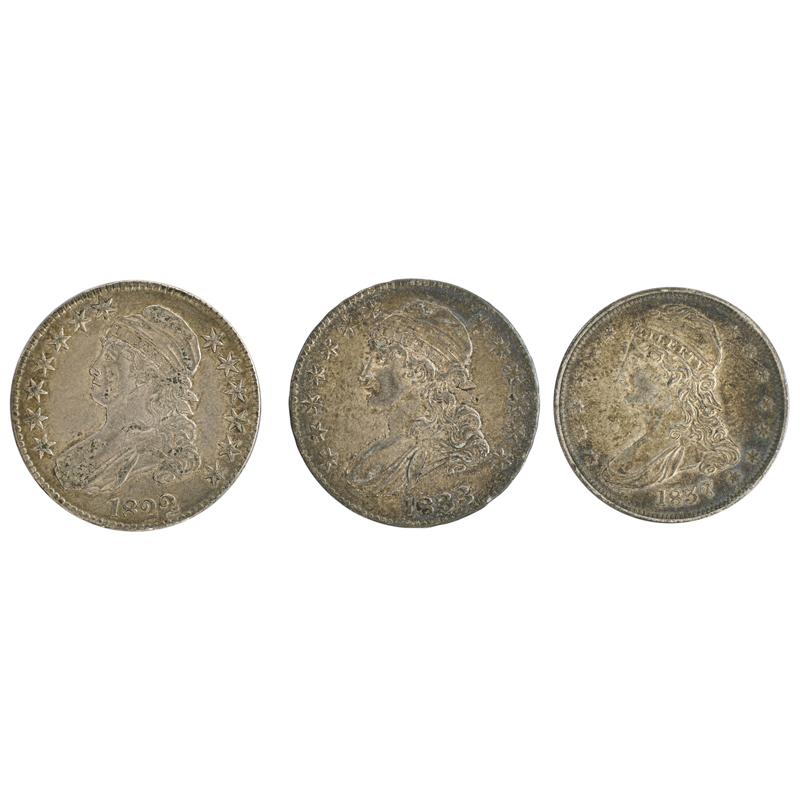 Appraisal: U S CAPPED BUST C COINS Thirty - Provenance Collection