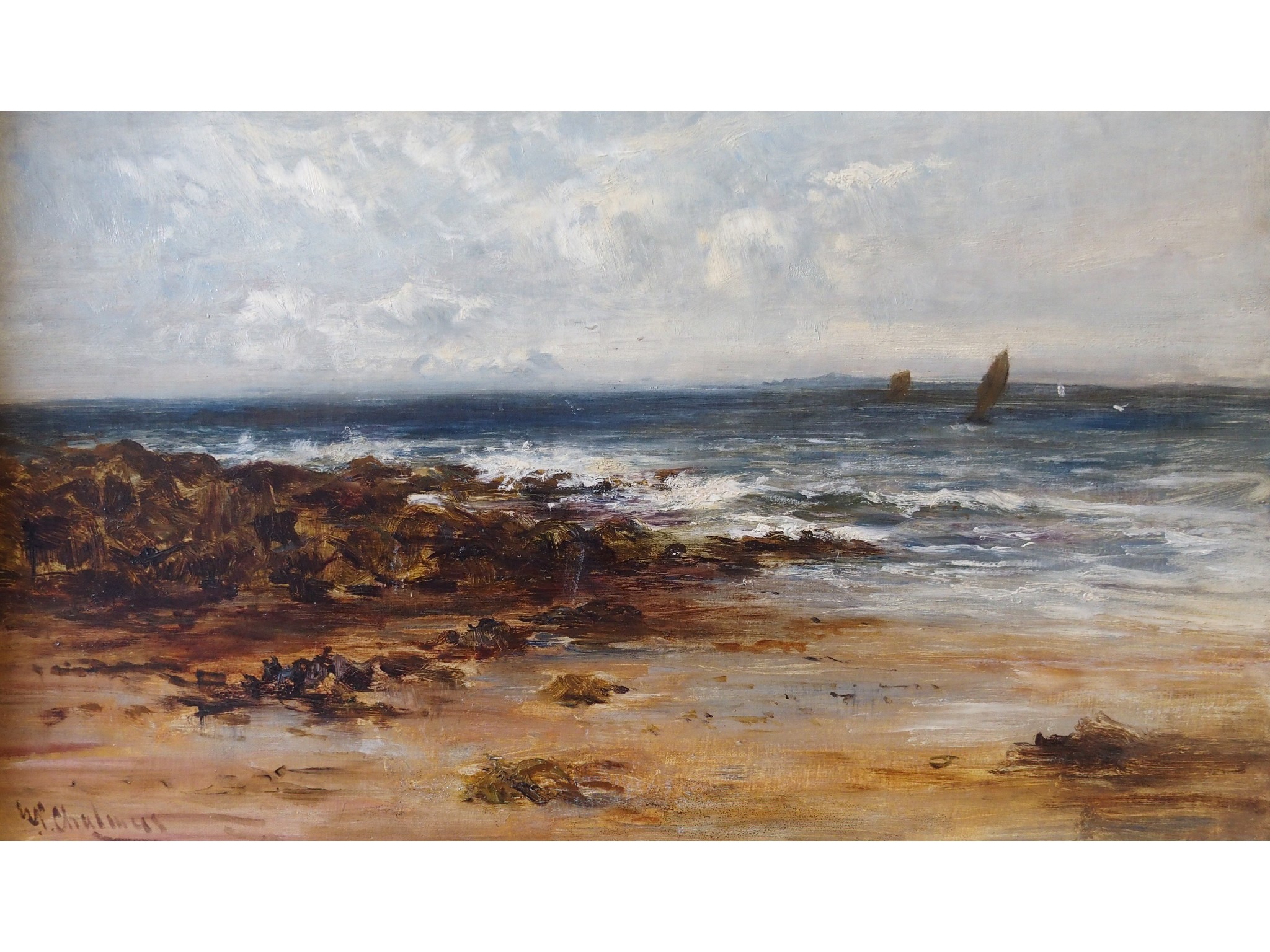 Appraisal: GEORGE PAUL CHALMERS RSA RSW Scottish - SEA BREEZESOil on