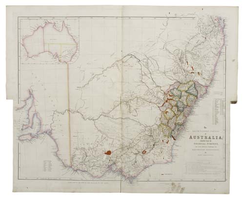 Appraisal: AUSTRALIA Arrowsmith John The South Eastern Portion of Australia Double-page