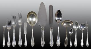 Appraisal: American sterling silver flatware service for twelve by Dominick Haff