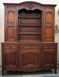 Appraisal: Description An antique French Henry II style Buffet a Deux