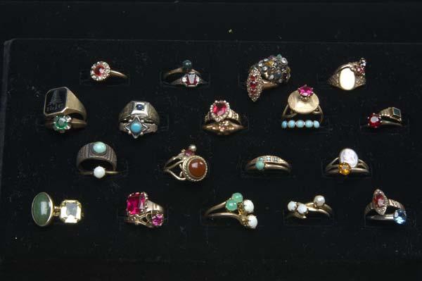 Appraisal: COLLECTION OF RINGS Spanning the late th C to the