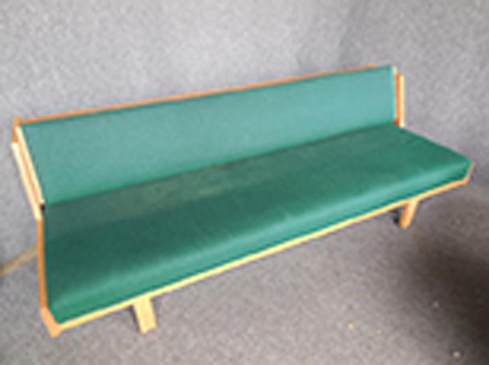 Appraisal: HANS WEGNER DANISH - DAYBED WITH GREEN UPHOLSTERY back length