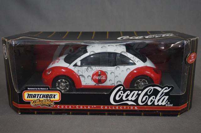 Appraisal: Coca-Cola Matchbox VW Beetle Collector Car in box In original