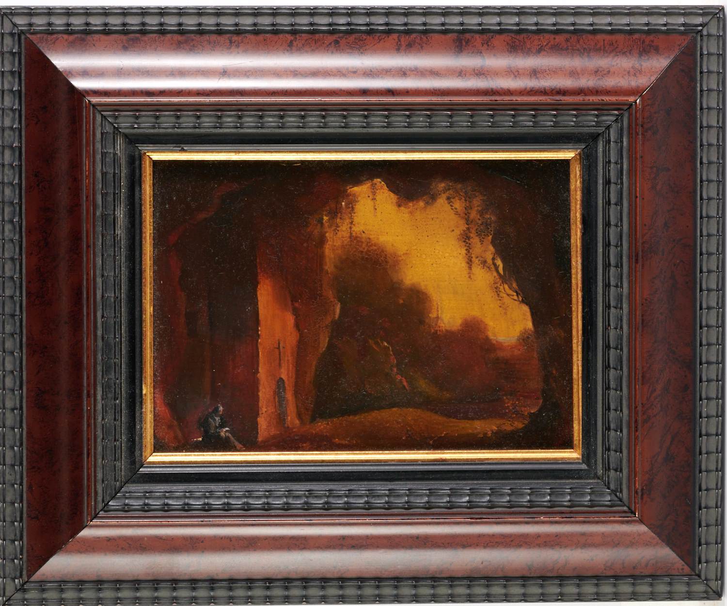 Appraisal: BARBIZON SCHOOL OIL ON METAL PANEL Barbizon School th c