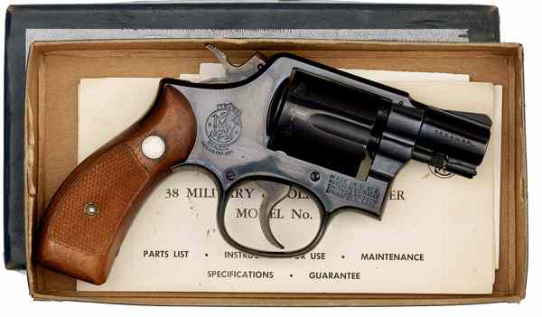 Appraisal: Smith Wesson Model - Double-Action Revolver spl cal '' barrel