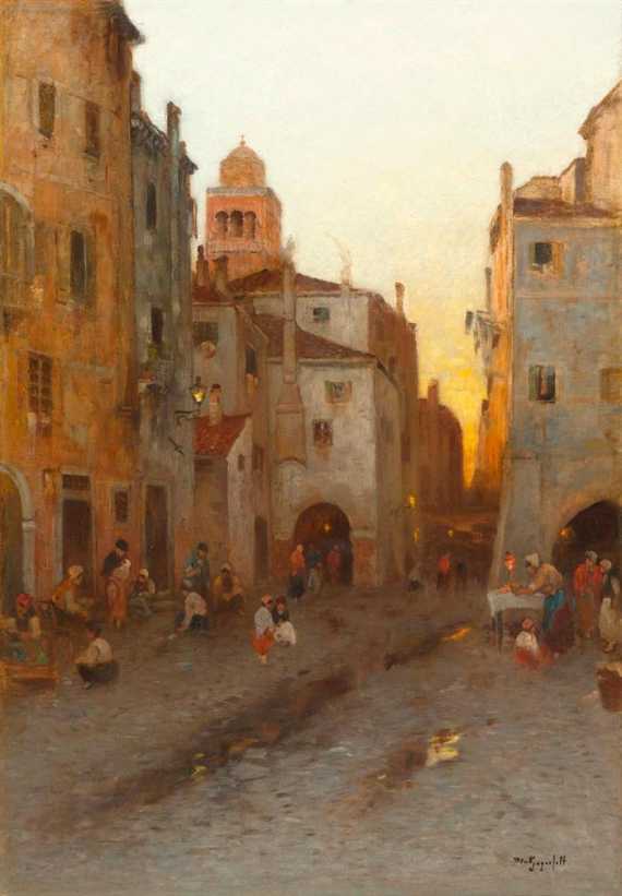 Appraisal: GEGERFELT WILHELM VON G teborg - Torekov Street in Constantinople