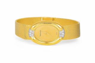 Appraisal: Tiffany Co Gold and Diamond Watch Designed as a K