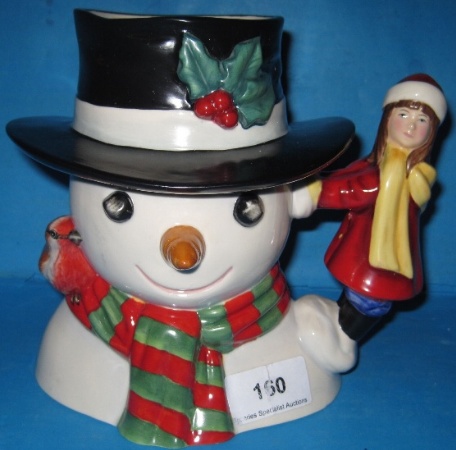 Appraisal: Royal Doulton Large Character Jug Snowman D limited edition boxed