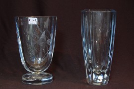 Appraisal: STROMBERG VASE AND ORREFORS VASE