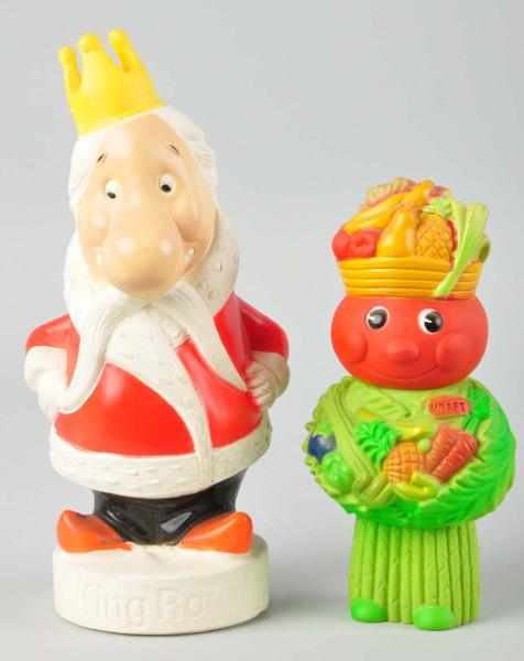 Appraisal: Lot of Vinyl Advertising Figures s Includes King Royal Jello