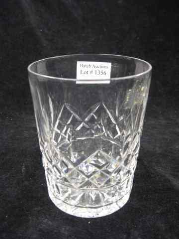 Appraisal: Waterford Crystal ''Lismore'' Double OldFashion Glass '' excellent signed