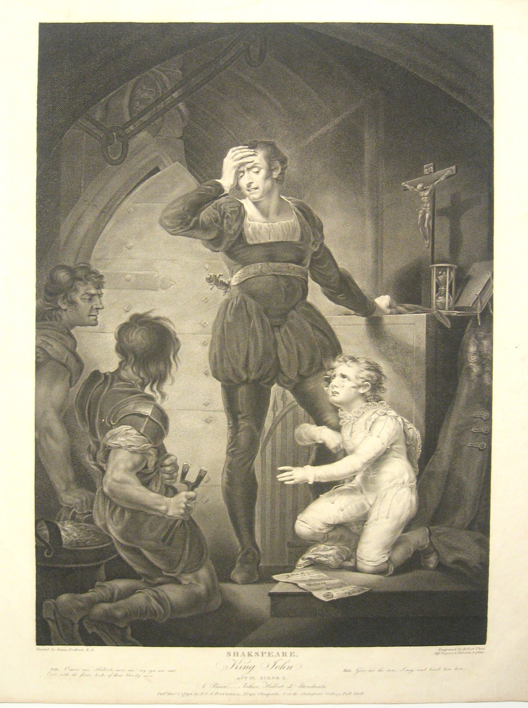 Appraisal: pieces Engravings Boydell John Josiah Graphic Illustrations of The Dramatic