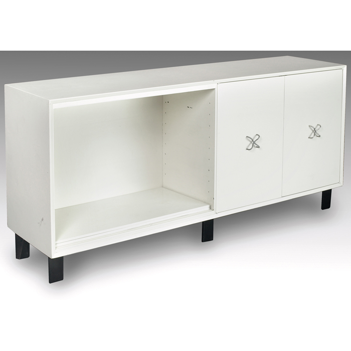 Appraisal: George Nelson cabinet by Herman Miller Basic Series open storage