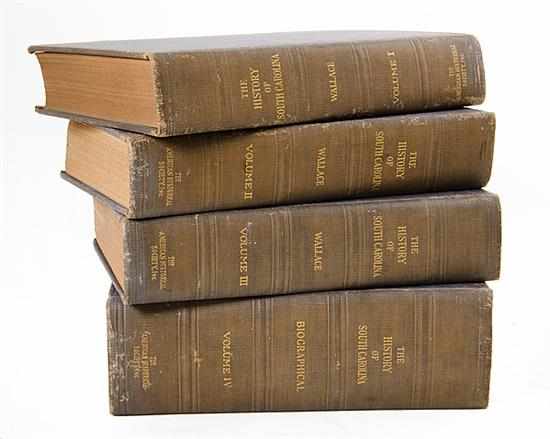 Appraisal: Books Scarce South Carolina history volumes David Duncan Wallace THE