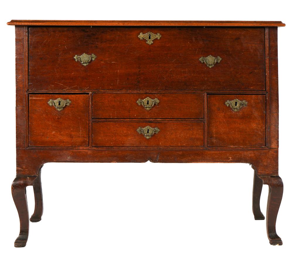 Appraisal: OAK LOWBOY CHESThaving five drawers Provenance The Estate of Herbert