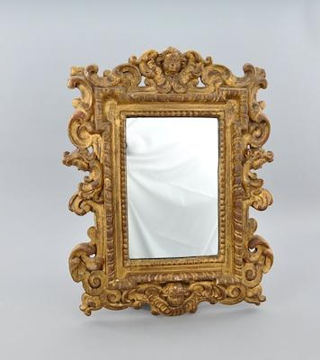 Appraisal: A Baroque Italian Style Gilt Framed Mirror The - wide