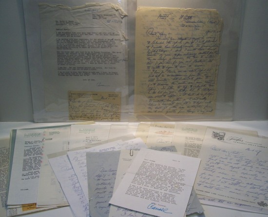 Appraisal: LETTERS TO D H LAWRENCE'S BIOGRAPHER CROSBY CARESSE Group of