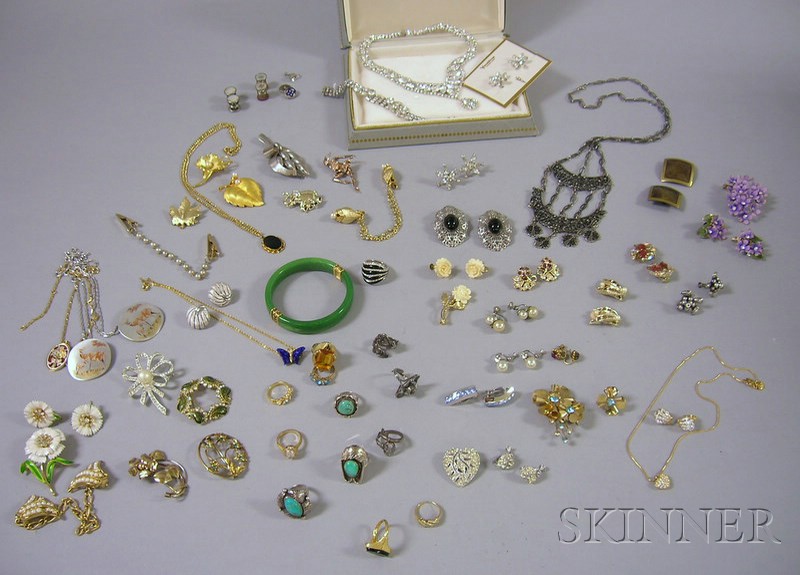 Appraisal: Group of Costume and Estate Jewelry including a Vendome paste