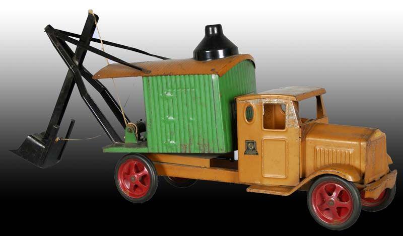 Appraisal: Pressed Steel Steelcraft Steam Shovel Truck Toy Description '' L