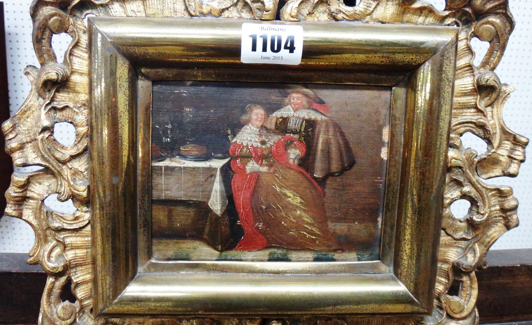 Appraisal: Dutch School th century Husband and wife in th century