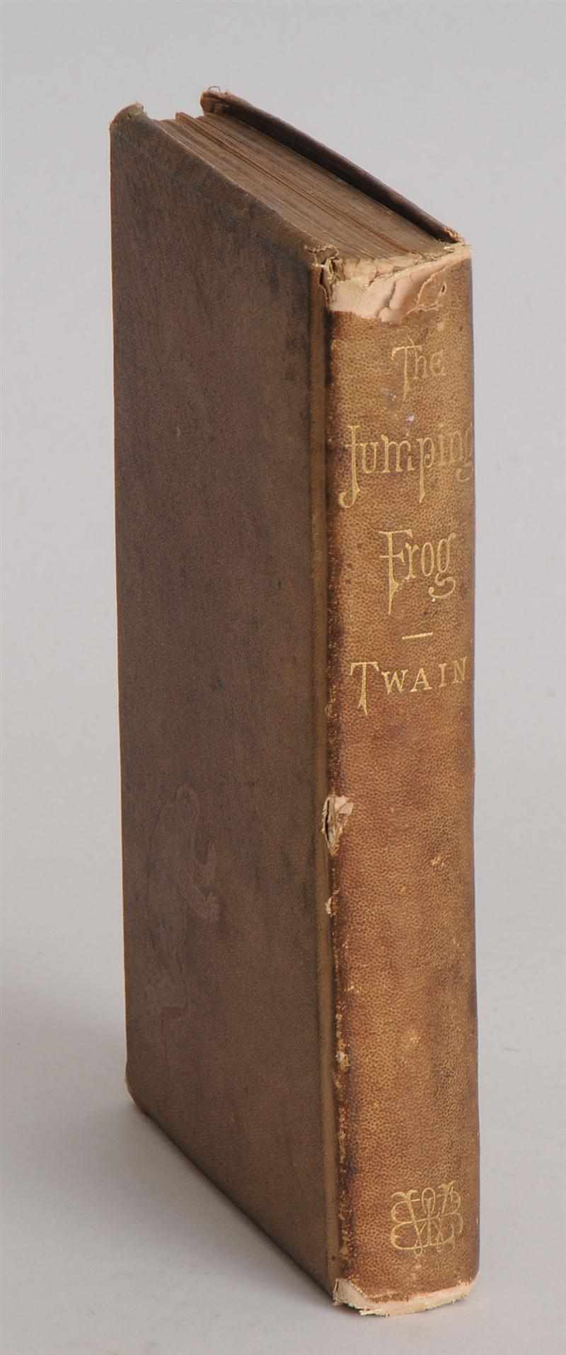 Appraisal: TWAIN MARK THE CELEBRATED JUMPING FROG New York C H