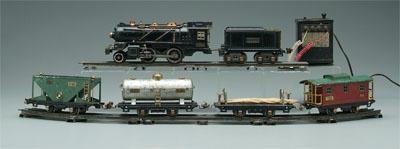 Appraisal: Lionel train set cast metal locomotive marked quot Lionel Lines