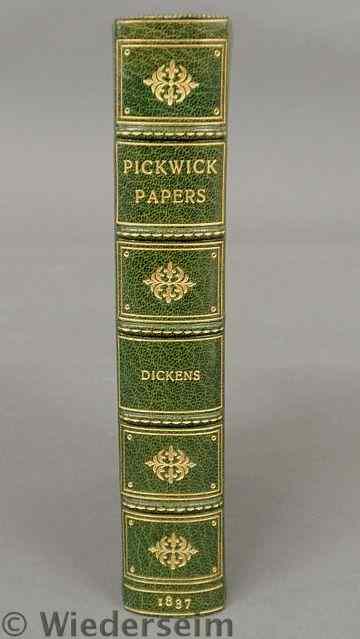 Appraisal: Book first edition- Pickwick Papers Charles Dickens London Chapman and