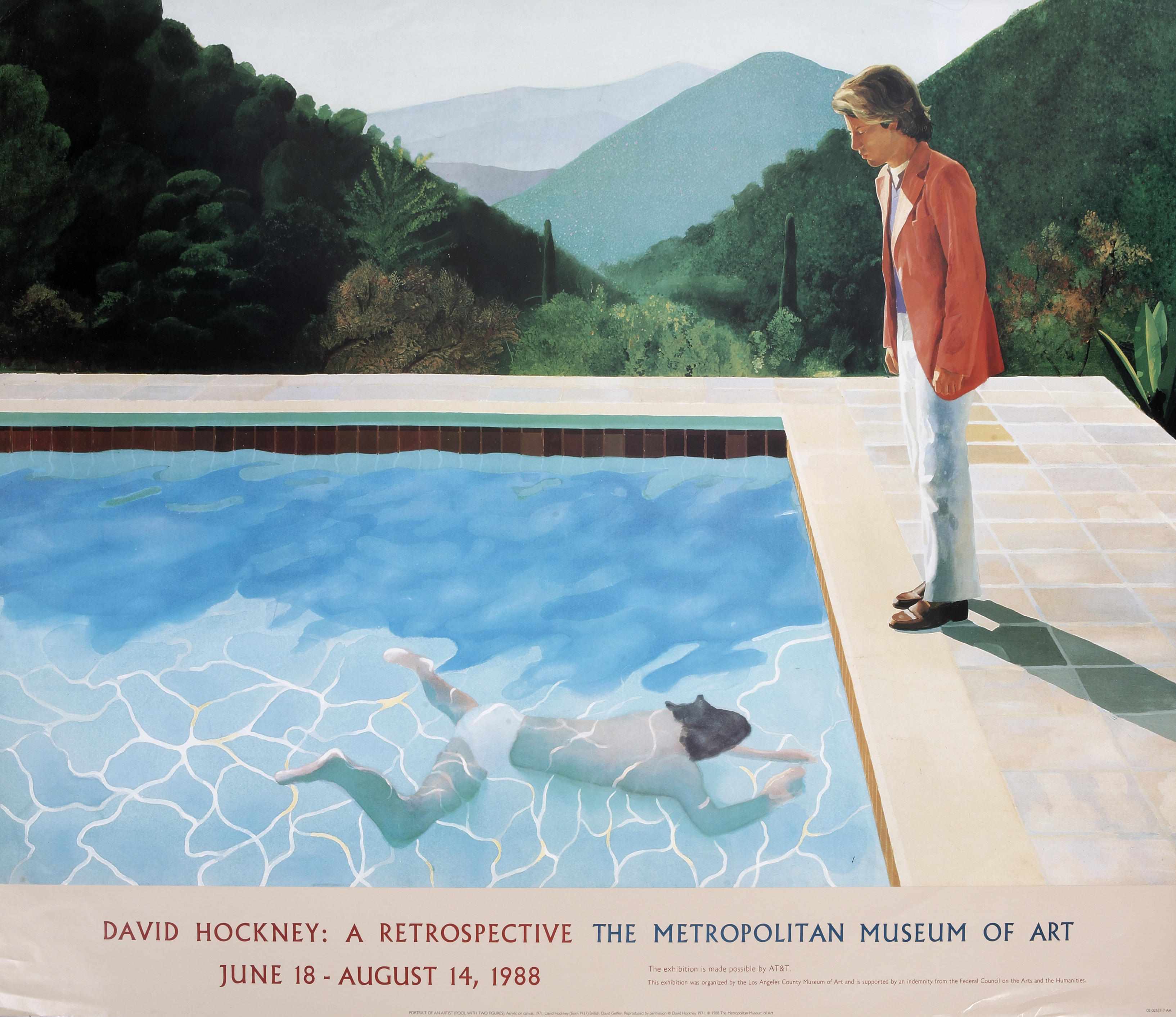 Appraisal: David Hockney British born David Hockney A Retrospective The Australian