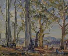 Appraisal: Hans Heysen - On the Edge of the Clearing Summer