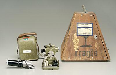 Appraisal: Kern triangulation theodolite serial number - in in metal case