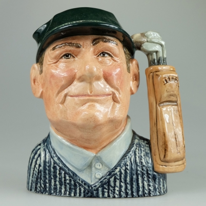 Appraisal: Royal Doulton large character jug Golfer D special colour way