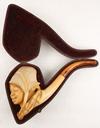 Appraisal: LARGE FIGURAL MEERSCHAUM PIPE - Finely detailed portrait of African