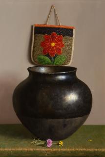 Appraisal: WILLIAM ACHEFF b Flower Pot WILLIAM ACHEFF b Flower Pot