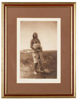 Appraisal: Edward S Curtis ''The Medicine Man'' unsigned printed title lower