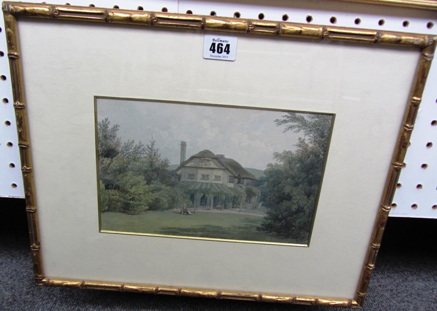 Appraisal: Mary Smirke - The Grove at Stanmore Middlesex watercolour cm