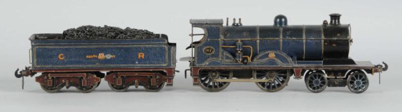 Appraisal: Bing No -Gauge Caldonia Engine Tender Description German Includes engine